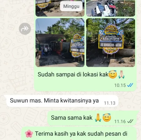 Pengiriman Papan Bunga Duka Tanjung Banyusari